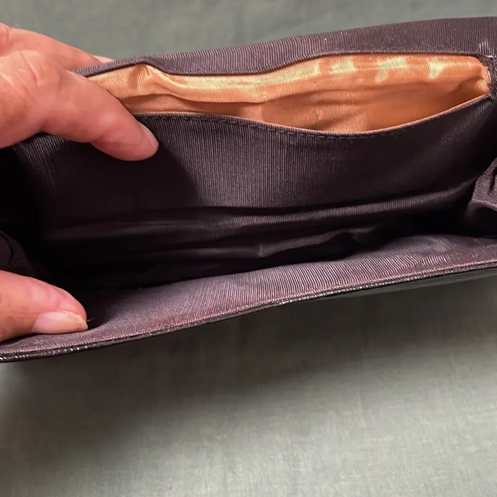 Elegant Black Shoulder or Clutch Bag Unbranded